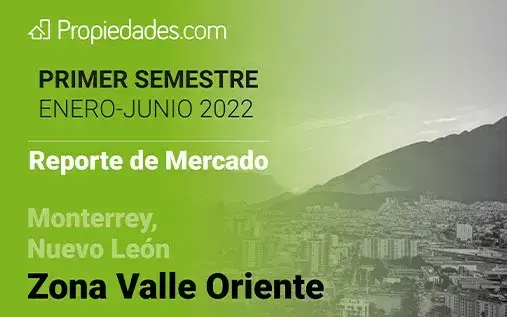 reporte de mercado inmobiliario méxico zona Valle Oriente 