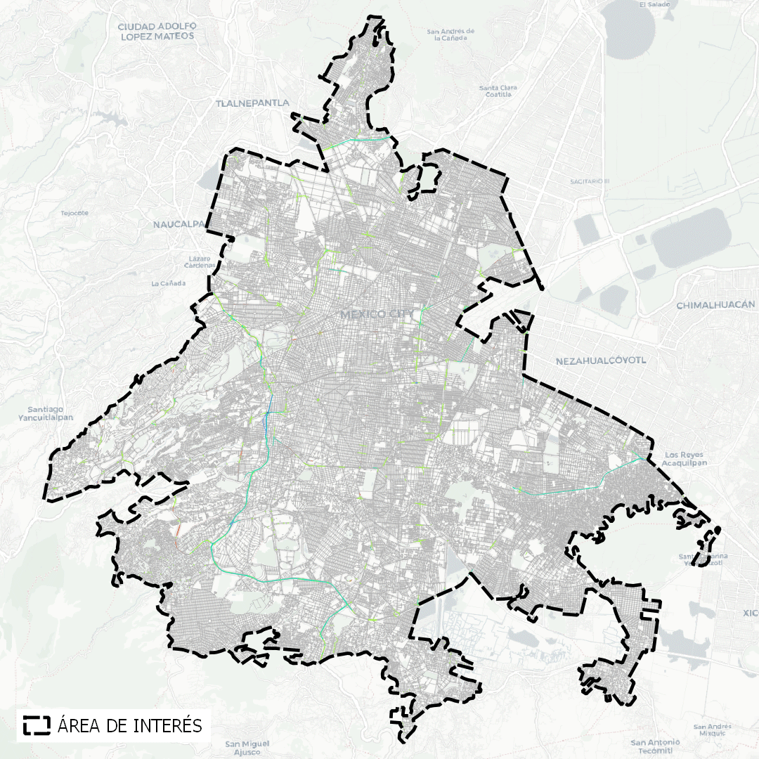 Mapa del transporte CDMX