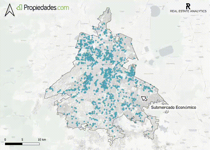 Submercados Inmobiliarios CDMX