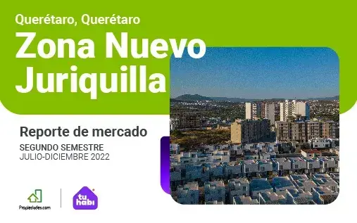 Reportes del Mercado Inmobiliario en México del segundo semestre de 2022: Zona Nuevo Juriquilla